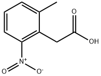 2-甲基-6-硝基苯乙酸 结构式