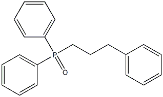 diphenyl(3-phenylpropyl)phosphine oxide 结构式