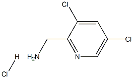 (3,5-二氯吡啶-2-基)甲胺盐酸盐 结构式