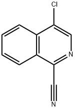4-氯异喹啉-1-甲腈 结构式