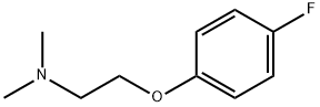 2-(4-氟苯氧基)-N,N-二甲基乙醚-1-胺 结构式