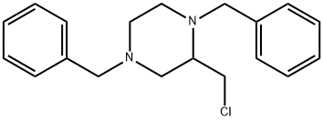 1,4-二苄基-2-(氯甲基)哌嗪 结构式