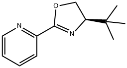 [2-[(4R)-4-叔丁基-4,5-二氢-2-恶唑基]吡啶] 结构式