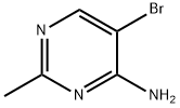 5-溴-2-甲基嘧啶-4-胺 结构式