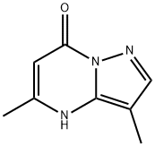 3,5-二甲基吡唑并[1,5-A]嘧啶-7(4H)-酮 结构式