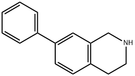 7-苯基-1,2,3,4-四氢异喹啉 结构式