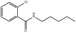 2-氯-N-N-戊基苯甲酰胺 结构式