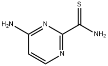 4-氨基嘧啶-2-硫代酰胺 结构式