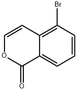 5-溴-1H-异苯并吡喃-1-酮 结构式