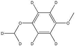 1,4-DiMethoxybenzene-D6 结构式