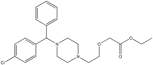 西替利嗪杂质A 结构式