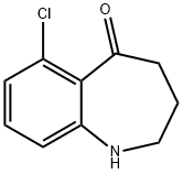 6-氯-3,4-二氢-1H-苯并[B]吖庚因-5(2H)-酮 结构式