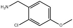 2-氯-4-甲氧基苄胺 结构式