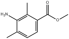 2,4-二甲基-3-氨基苯甲酸甲酯 结构式