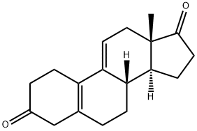 Estra-5(10),9(11)-diene-3,17-dione 结构式
