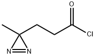 3-甲基-3H-双吖丙啶-3-丙酰氯 结构式