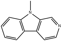 9-甲基-β-咔啉 结构式