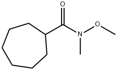 N-甲氧基-N-甲基环庚酰胺 结构式