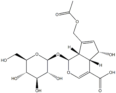 车叶草苷酸 结构式