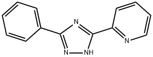 3-(2-吡啶基)-5-苯基-1,2,4-三唑 结构式