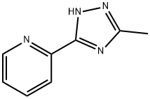 3-(2-吡啶基)-5-甲基-1,2,4-三唑 结构式