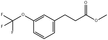 3-(三氟甲氧基)苯丙酸甲酯 结构式