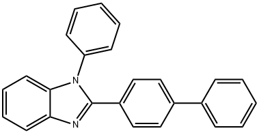 2-(4-联苯)-1-苯基苯并咪唑 结构式