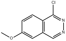 1-氯-6-甲氧基酞嗪 结构式