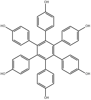 六(4-羟基苯基)苯 结构式