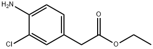 (4-AMino-3-chloro-phenyl)-acetic acid ethyl ester 结构式