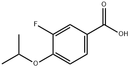 3-氟-4-异丙氧基苯甲酸 结构式