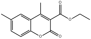 4,6-二甲基-2-氧代-2H-色烯-3-甲酸乙酯 结构式