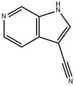 1H-吡咯并[2,3-C]吡啶-3-甲腈 结构式