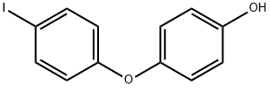 4-碘苯氧基苯酚 结构式