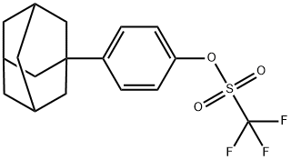 4-(AdaMantan-1-yl)phenyl trifluoroMethanesulfonate 结构式