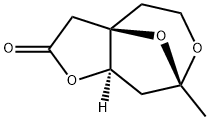 (3AR,7S,8AR)-四氢-7-甲基-7H-3A,7-环氧呋喃并[2,3-D]氧杂卓-2(3H)-酮 结构式