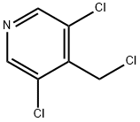 3,5-二氯-4-氯甲基吡啶 结构式