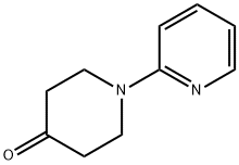 1-(吡啶-2-基)哌啶-4-酮 结构式