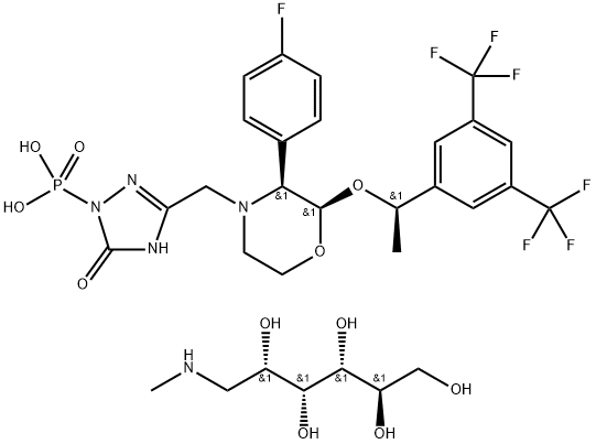 福沙匹坦双葡甲胺 结构式