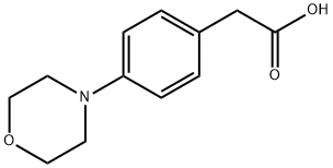 4-(4-吗啉)苯乙酸 结构式