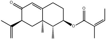 (+)-蜂斗菜素 结构式