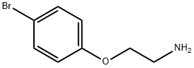 2-(4-溴苯氧基)乙胺 结构式