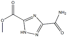 methyl 5-carbamoyl-2H-1,2,4-triazole-3-carboxylate 结构式