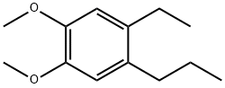1-乙基-4,5-二甲氧基-2-丙苯 结构式