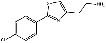 2-(2-(4-氯苯基)噻唑-4-基)乙胺 结构式