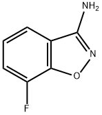 3-氨基-7-氟-1,2-苯并异恶唑 结构式