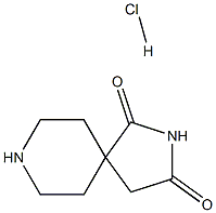 2,8-二氮杂螺[4.5]癸烷-1,3-二酮盐酸盐 结构式