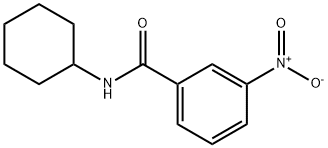 N-环己基-3-硝基苯甲酰胺 结构式