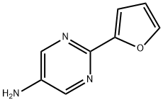 2-(Furan-2-yl)pyriMidin-5-aMine 结构式