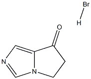 7H-PYRROLO[1,2-C]IMIDAZOL-7-ONE, 5,6-DIHYDRO-, HYDROBROMIDE (1:1) 结构式